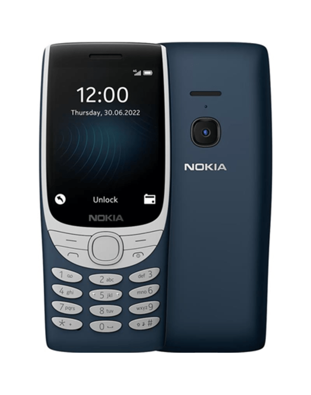 Nokia | 8210 | Blue | 2.8 | TFT LCD | Unisoc | T107 | Internal RAM 0.048 GB | 0.128 GB | microSDHC | Dual SIM | Nano-SIM | 4G | Main camera 0.3 MP | Secondary camera MP | 1450 mAh