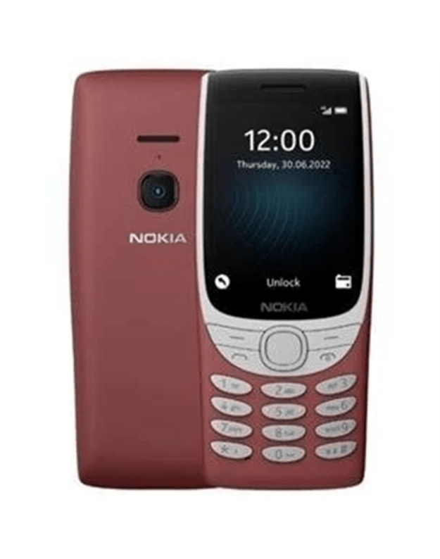 Nokia 8210 Red 2.8 TFT LCD 240 x 320 0.128 GB Dual SIM Nano-SIM Main camera 0.3 MP 1450 mAh Bluetooth 5.0