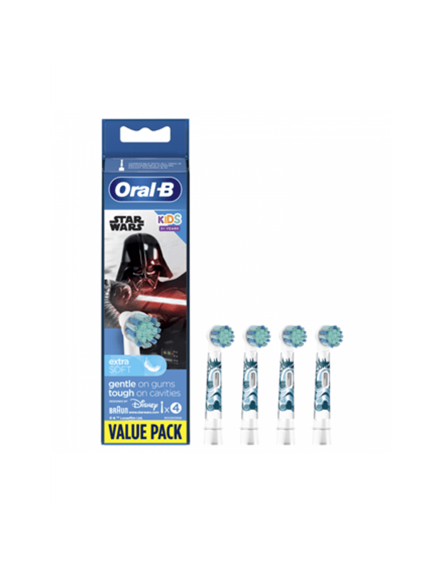 Oral-B Toothbrush replacement EB10 4 Star wars Heads For kids Number of brush heads included 4 Number of teeth brushing modes Does not apply