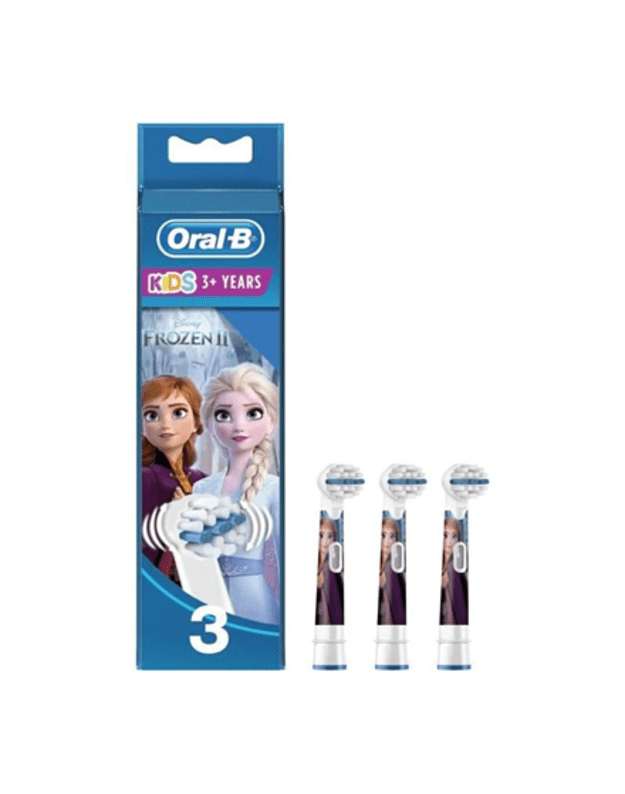 Oral-B Toothbrush Replacement Refill Frozen Heads For kids Number of brush heads included 3 Number of teeth brushing modes Does not apply White