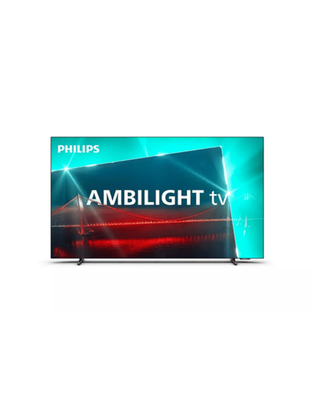 Philips | 4K UHD OLED Android TV | 55OLED718/12 | 55 (139cm) | Smart TV | Google TV | 4K UHD LED