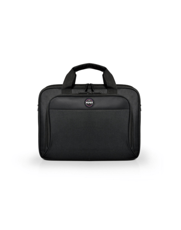 PORT DESIGNS HANOI II CLAMSHELL 105064 Fits up to size 15.6 Messenger - Briefcase Black Shoulder strap