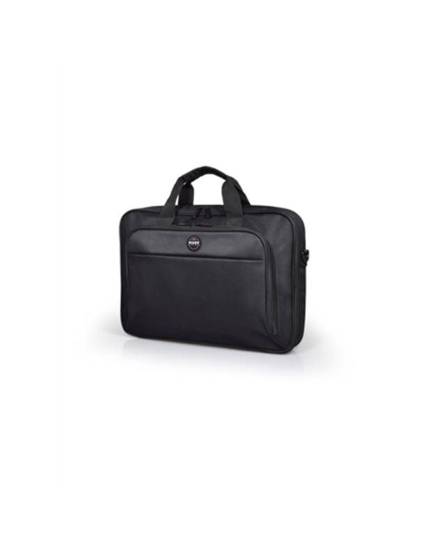 PORT DESIGNS HANOI II CLAMSHELL 13/14 Briefcase, Black PORT DESIGNS | Fits up to size | Laptop case | HANOI II Clamshell | Notebook | Black | Shoulder strap