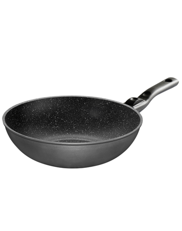 Stoneline Pan 19569 Wok Diameter 30 cm Suitable for induction hob Removable handle Anthracite