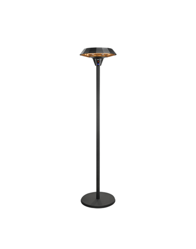 TunaBone Electric Standing Infrared Patio Heater TB2068S-01 Patio heater 2000 W Number of power levels 3 Suitable for rooms up to 20 m² Black IP45